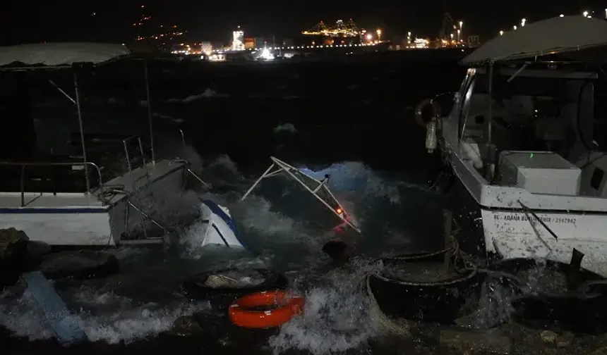 Hatay’da Fırtına Etkili Oluyor!