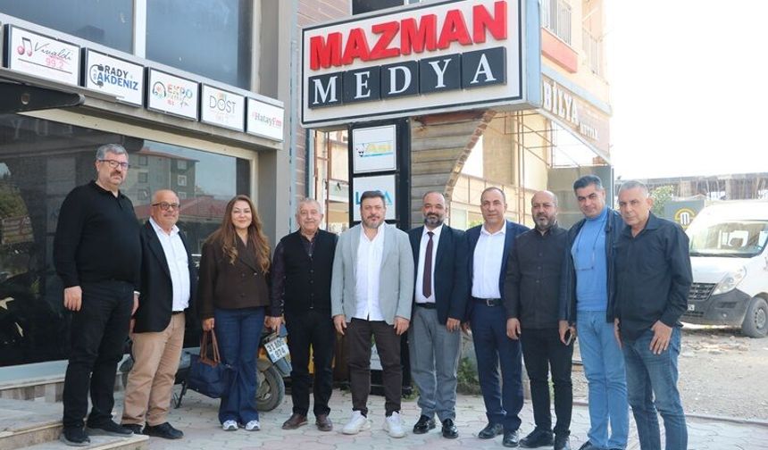 İYİ Parti’den Hatay Gazeteciler Cemiyeti’ne Anlamlı Ziyaret
