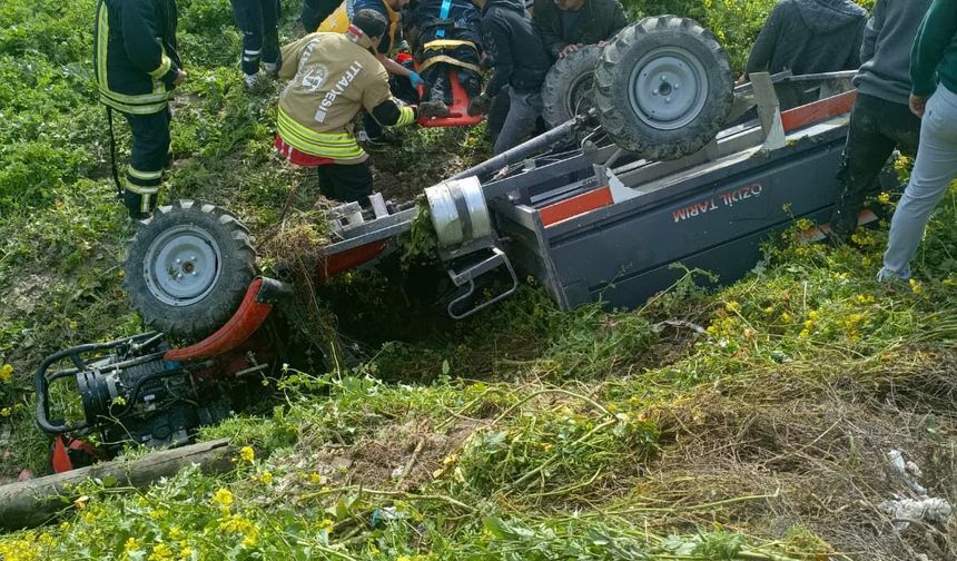 Hatay’da Tarım Aracı Devrildi: Sürücü Hayatını Kaybetti