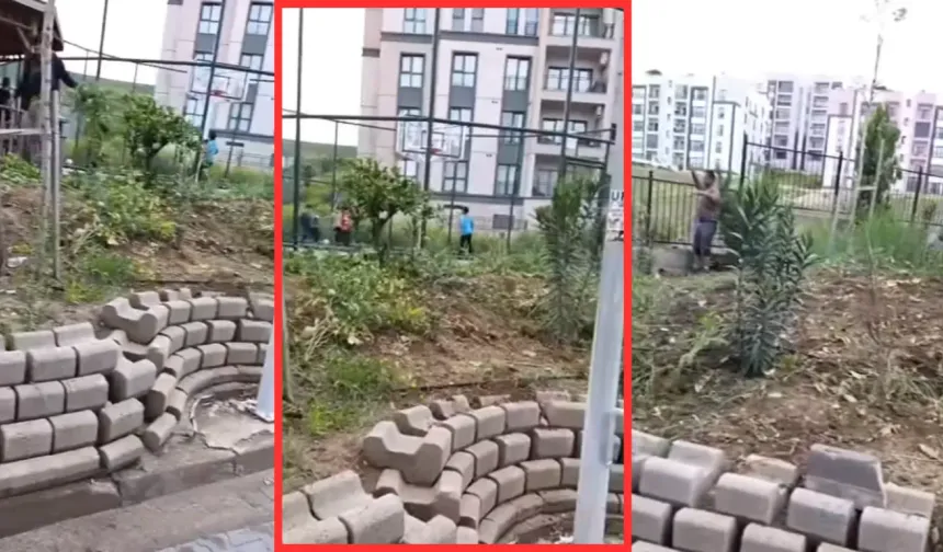 Kırıkhan TOKİ’de Bakım Yok ! Otları Vatandaş Temizledi