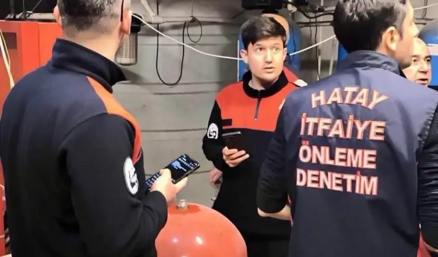 Bolu Yangın Faciası Ders Olmuştu: Hatay'da İşletmeler Tek Tek Denetleniyor!