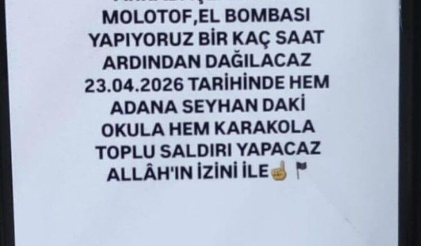Adana'da Sosyal Medyadan 'Saldırı Yapacağız' Paylaşımına Gözaltı
