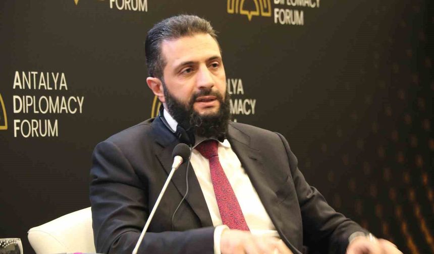 Suriye Cumhurbaşkanı Şara, Antalya'da Açıklamalarda Bulunuyor!