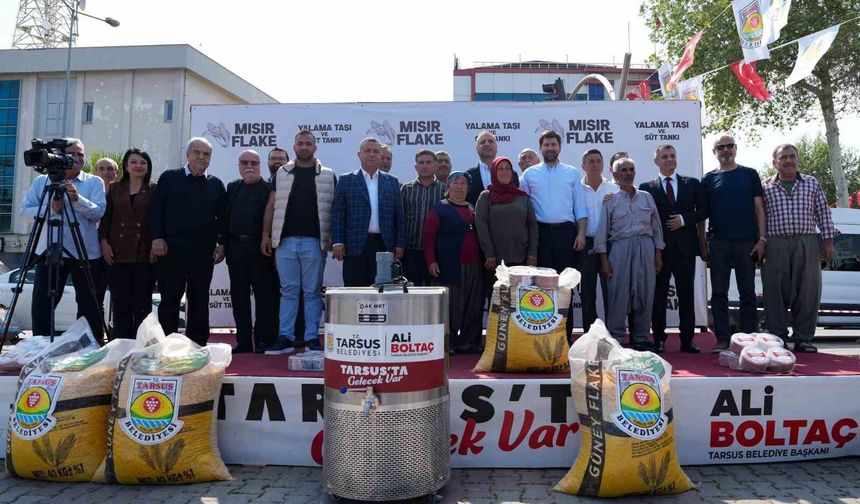 Tarsus Belediyesinden üreticiye destek büyüyor