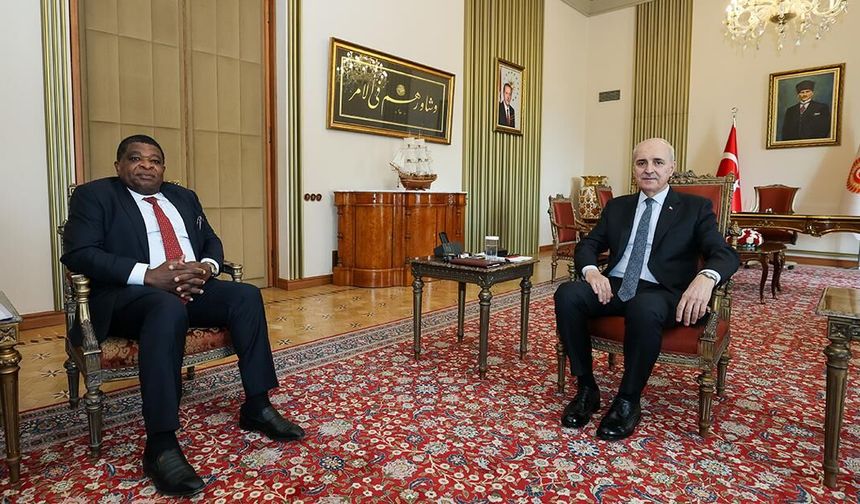 TBMM Başkanı Kurtulmuş, PAB Genel Sekreteri Chungong'u Meclis'te kabul etti