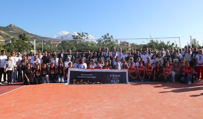 Depremde Yitirilen Voleybolcular İçin Hatay’da Anlamlı Vefa !