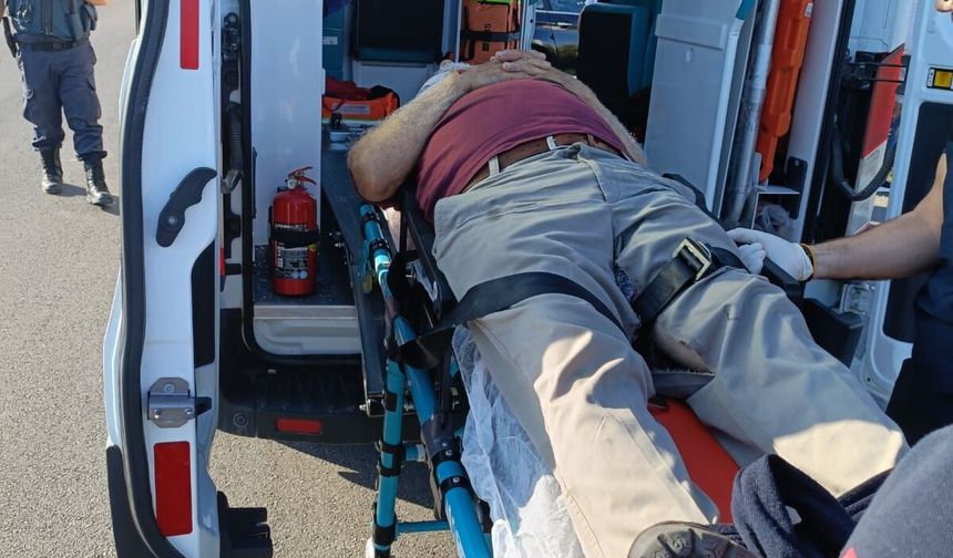 Adana'da trafik kazasında 1 kişi yaralandı