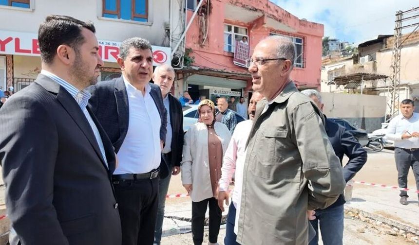 AK Parti Heyeti Afet Bölgesinde