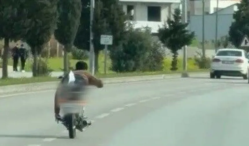 İskenderun’da Motosiklet Sürücüsüne 128 Bin Liralık Ceza !