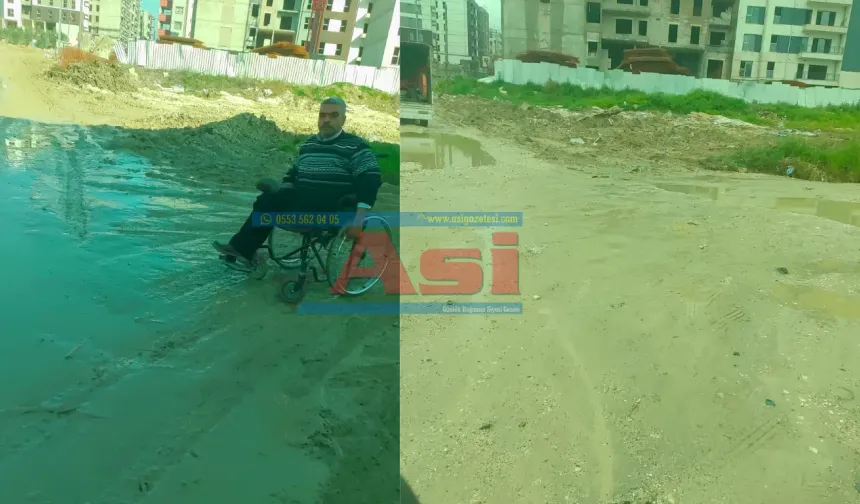 Engelliler Bu Yoldan Nasıl Geçsin? Yetkililere Acil Çağrı