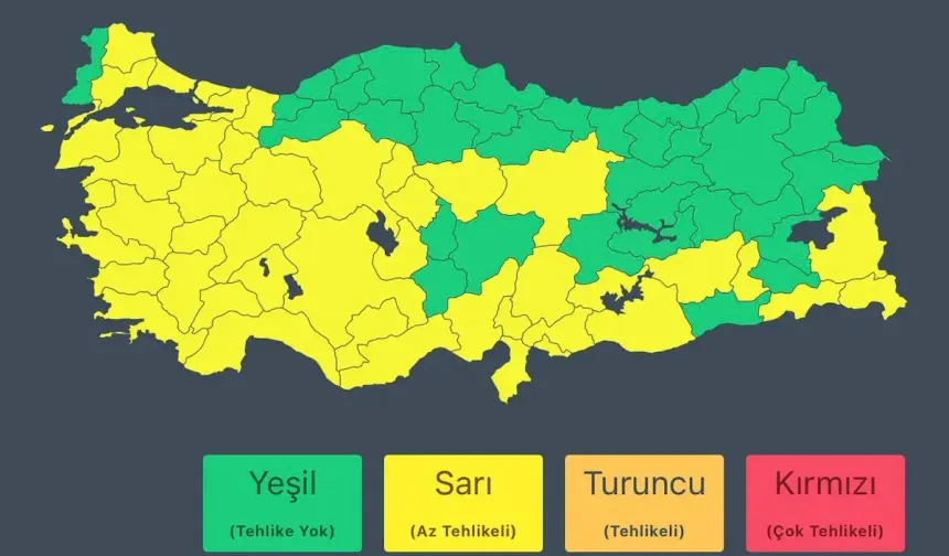 Hatay İçin Sarı Kodlu Uyarı: Kuvvetli Sağanak Yağış Etkili Olacak!