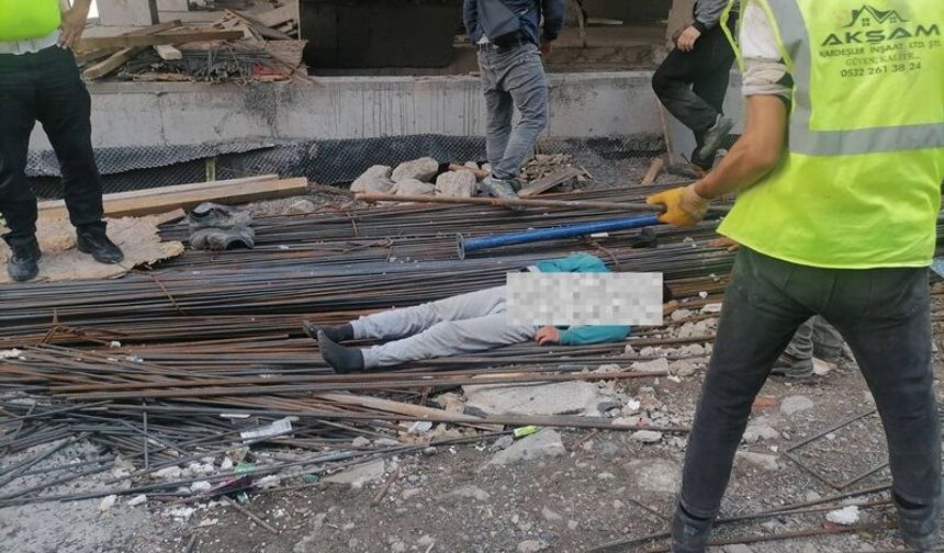 Hatay’da Yine İnşaat, Yine Kaza: İşçi 3’üncü Kattan Düştü