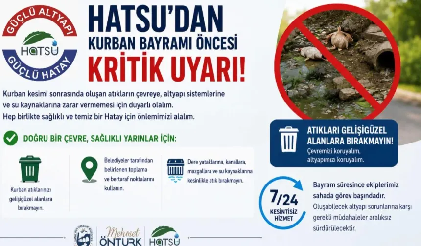 Hatsu'dan Kurban Atıkları İçin Kritik Uyarı!