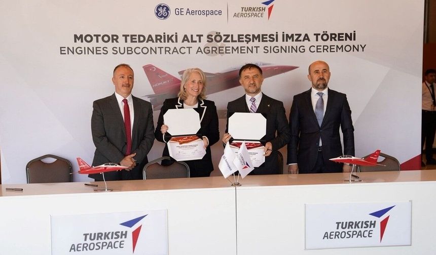 HÜRJET'in F404 motorları için GE Aerospace ile TUSAŞ arasında anlaşma yapıldı