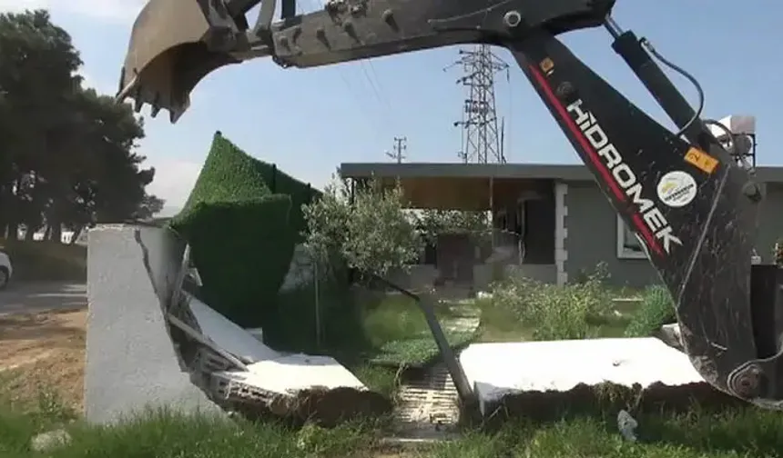 İskenderun'da Kaçak Yapılar Yıkılıyor!