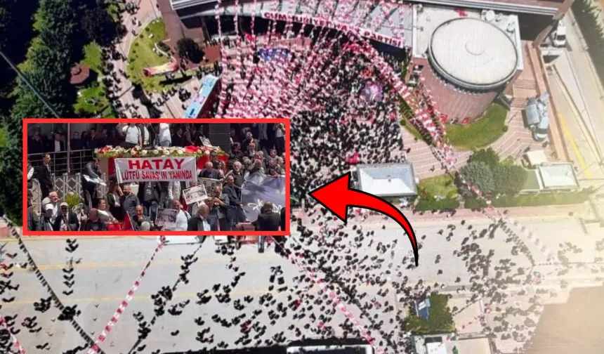 Hataylılardan Pankarta Tepki: “Bizim Adımıza Konuşmayın!”