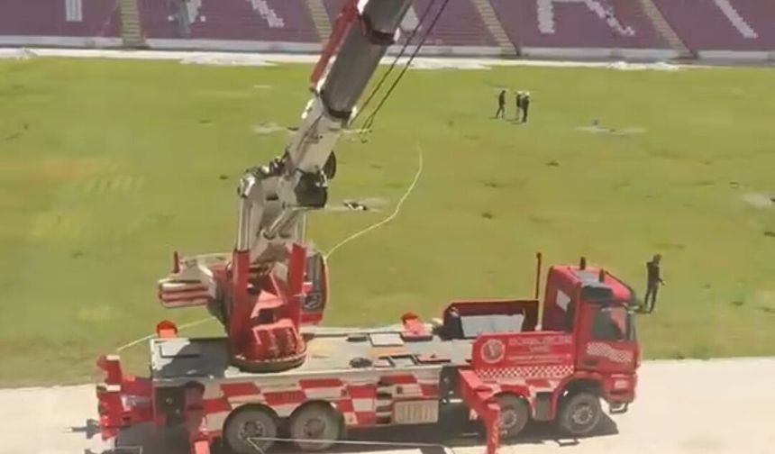 Yeni Hatay Stadında Çalışmalar Sürüyor