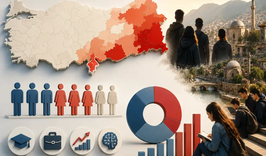 Hatay’da Genç Nüfus Türkiye Ortalamasının Altında Kaldı !