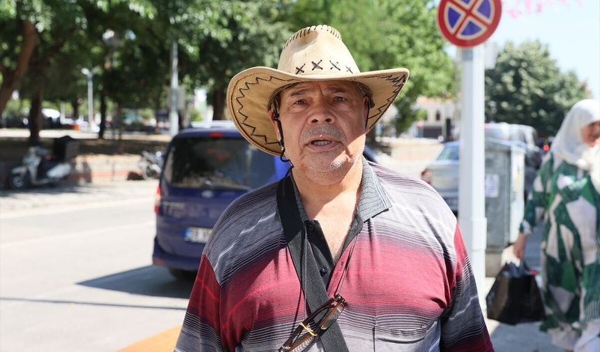 Edirne'de sıcak hava etkili oluyor
