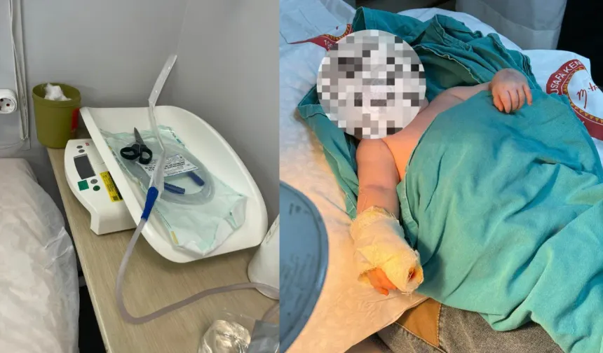 Hatay'da Hastanede Şok İddia: 5 Aylık Bebeğin Parmağı Kesildi !