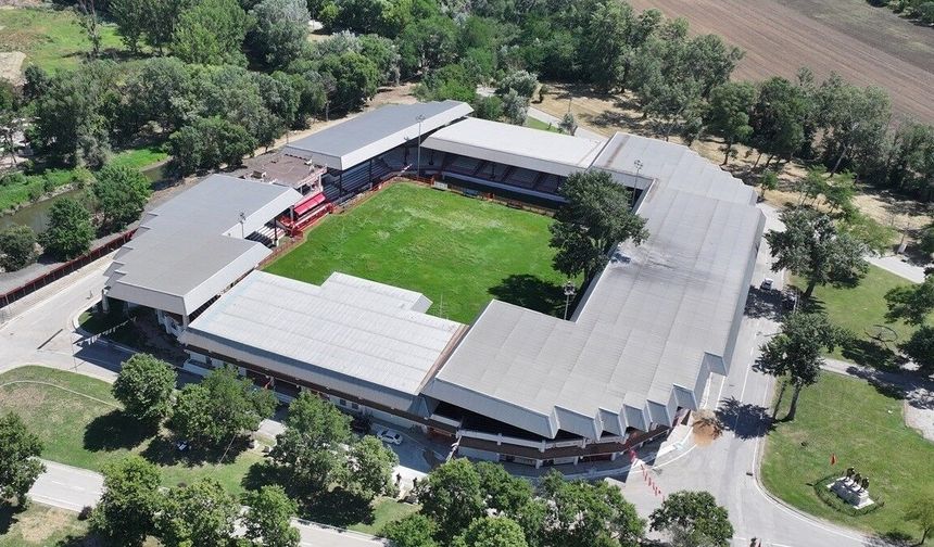 Sarayiçi Er Meydanı'nda Kırkpınar hazırlıkları yapılıyor