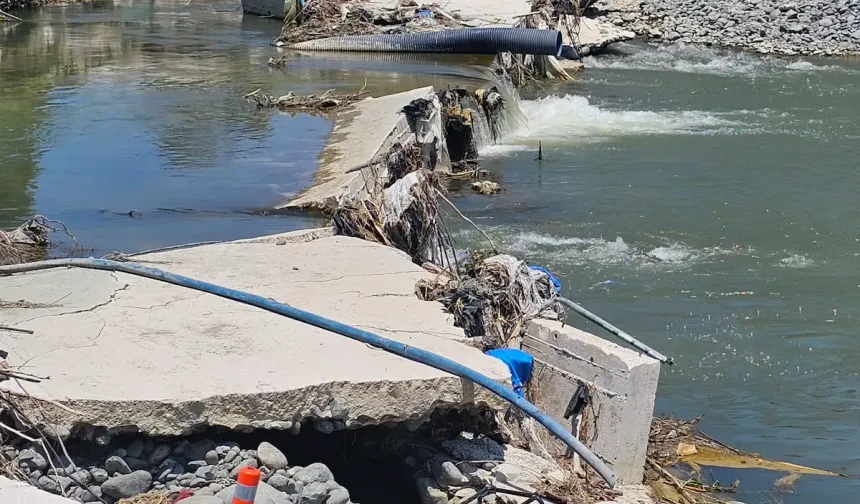 Defne'de Sel Sonrası Yıkılan Köprü İçin Çarpıcı İddia: Yıkılma Sebebi Açıklandı!