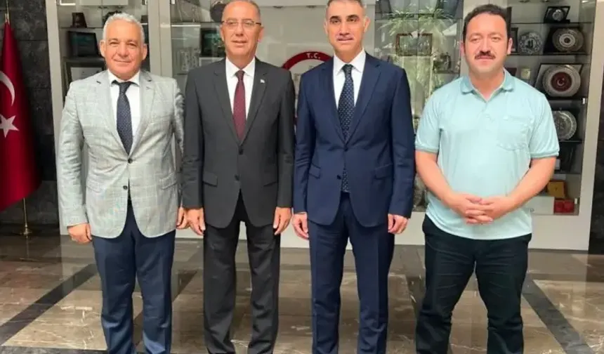 Başkan Yapar, YSK Başkanı Serdar Mutta ile Bir Araya Geldi!