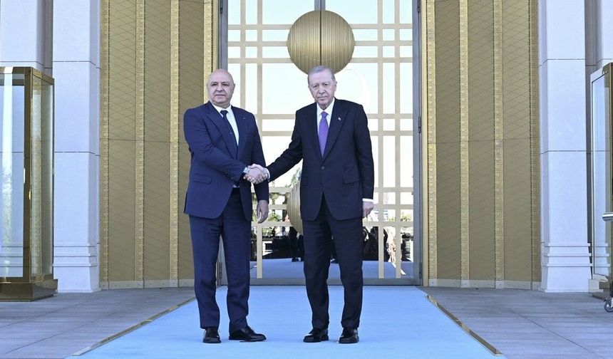 Cumhurbaşkanı Erdoğan, Lübnan Cumhurbaşkanı Avn'ı resmi törenle karşıladı
