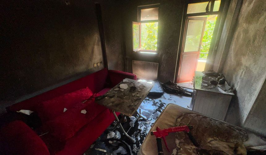 Isparta'da müstakil evde çıkan yangın söndürüldü