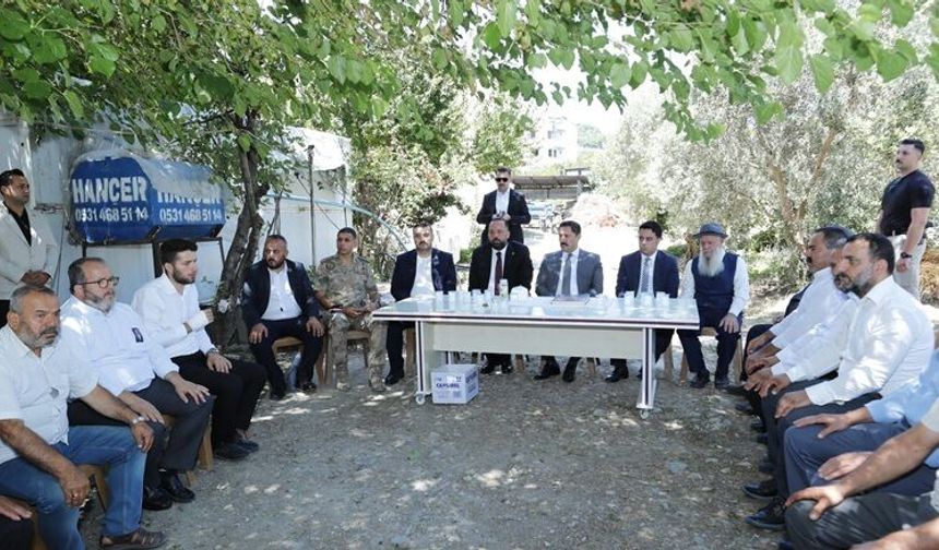 Vali Masatlı’dan Samandağlı 4 Vatandaşın Ailesine Taziye