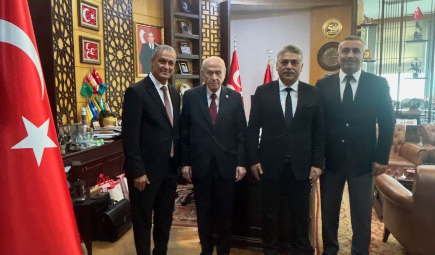 Hatay Teşkilatı Bahçeli ile Buluştu