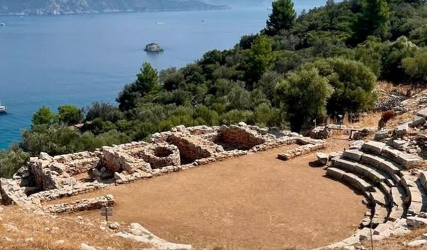 Amos Antik Kenti'nde tarihi mirasın korunması için çalışmalar sürüyor