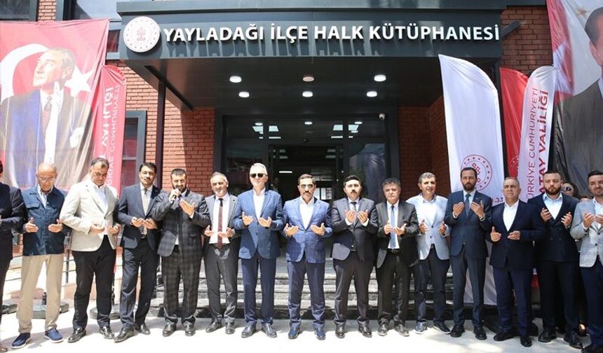 Deprem Sonrası Hatay’a Bir Eser Daha: Yayladağı Halk Kütüphanesi Açıldı