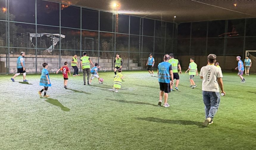 Hatay’da Babalar ve Çocukları Aynı Sahada Buluştu