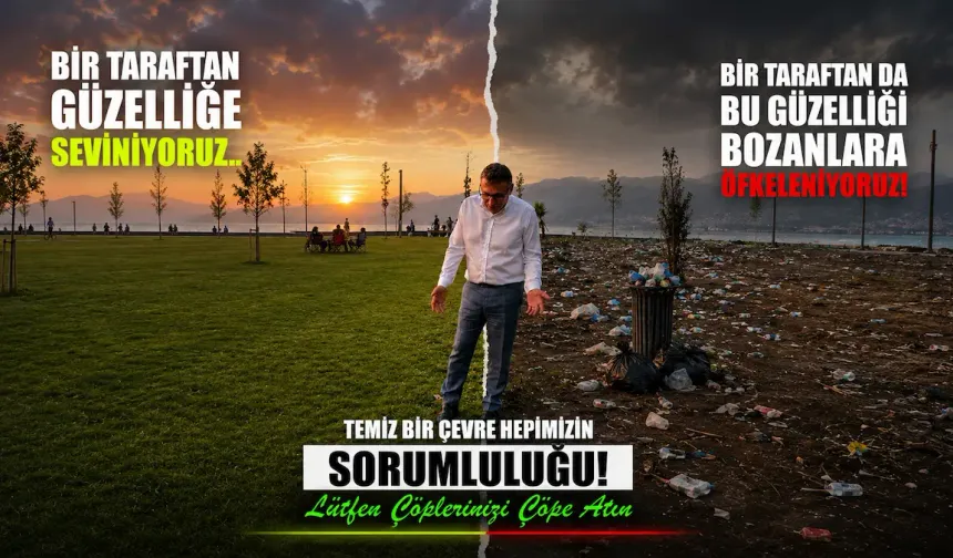 İskenderun Belediyesi’nden Çevre Çağrısı: Çöpünü Yere Atma!