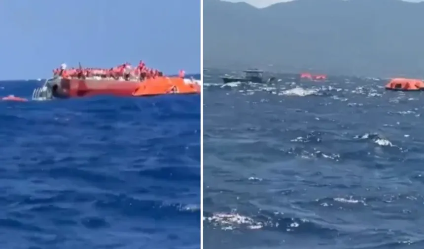 Girne Açıklarında Can Pazarı: 279 Kişilik Yolcu Gemisi Alabora Oldu