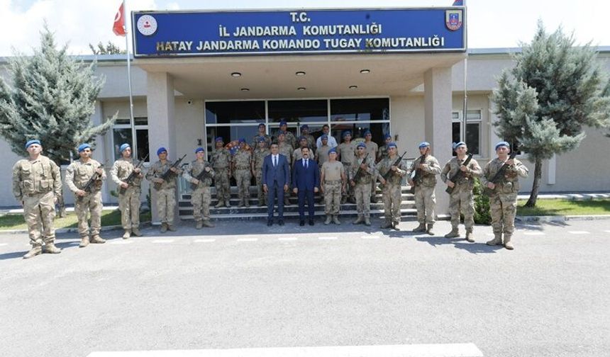 Vali Masatlı’dan Dörtyol Jandarma Komando Tugayına Ziyaret
