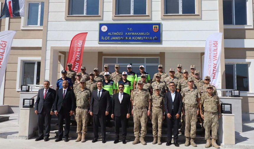 Altınözü İlçe Jandarma Komutanlığı Yeni Hizmet Binasına Kavuştu