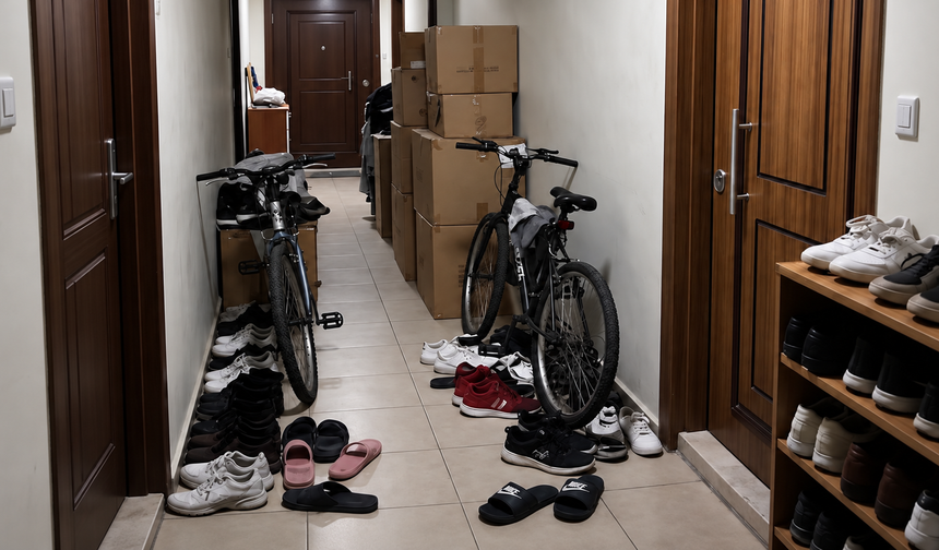 Apartmanlarda Kapı Önüne Eşya Bırakan Hataylılar Dikkat!