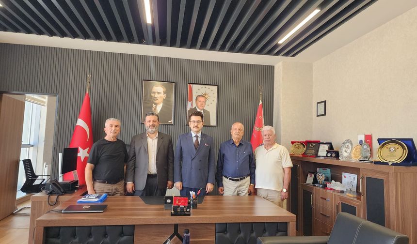 Defne İlçe Emniyet Müdürü Mavi’ye Hayırlı Olsun Ziyareti!