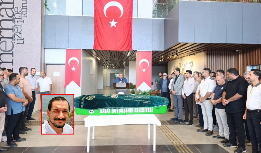 Hatay Eğitim ve Araştırma Hastanesi’nde Dr. Okan Derin’e Son Görev