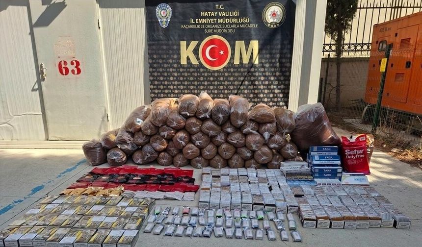 Hatay’da 3 İlçeye Kaçakçılık Operasyonu: 7 Gözaltı