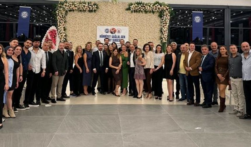 Hürriyet Sağlık-Sen Hatay Şubesi açılışını üyeleriyle kutladı