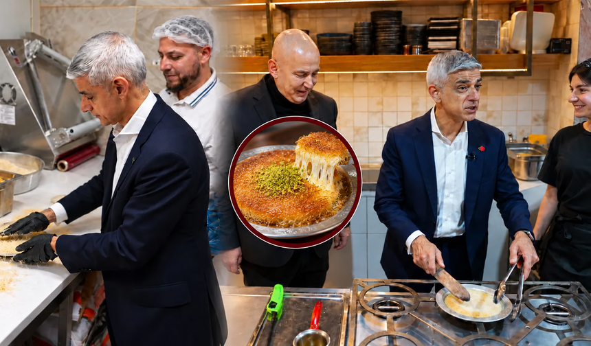 Londra Belediye Başkanı Tezgâha Geçti, Antakya Künefesi Yaptı!