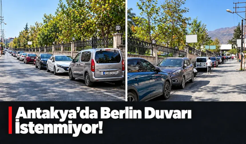 Antakya'da Üniversite Girişindeki Duvara Tepki: “Berlin Duvarı Kaldırılsın”